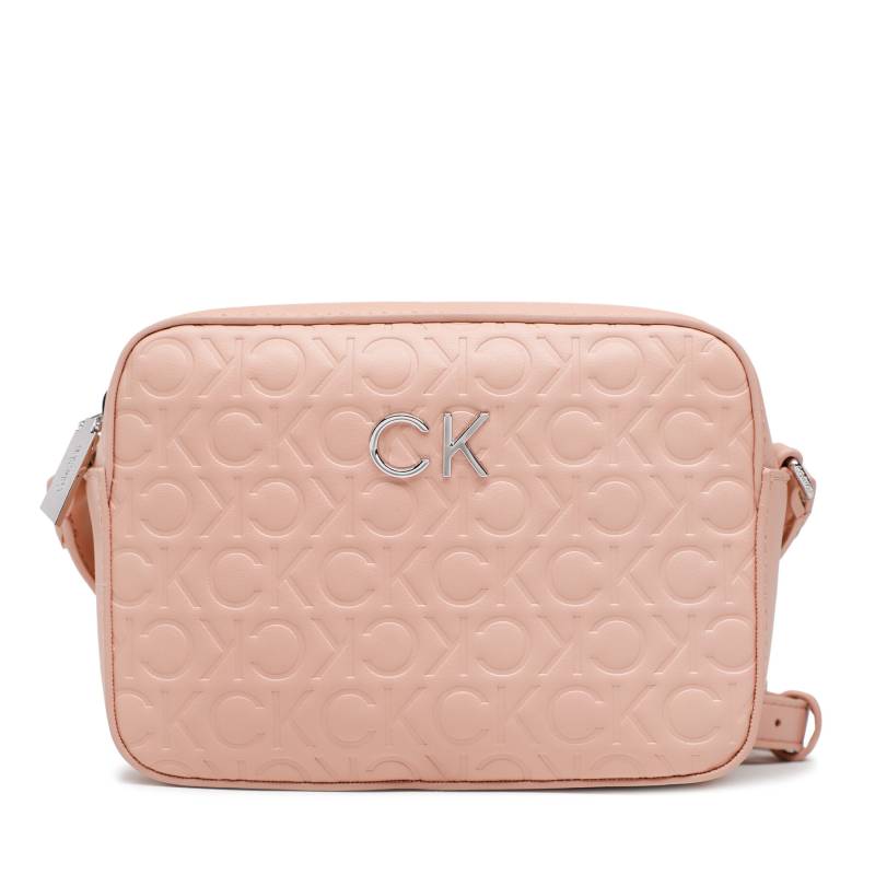 Handtasche Calvin Klein Re-Lock Camera Bag Emb Mono K60K610199 Rosa von Calvin Klein