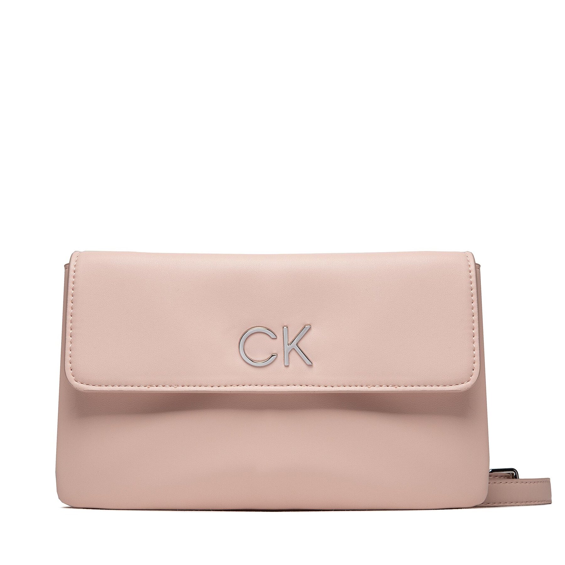 Handtasche Calvin Klein Re-Lock Dbl Xbody W/Flap K60K609620 Rosa von Calvin Klein