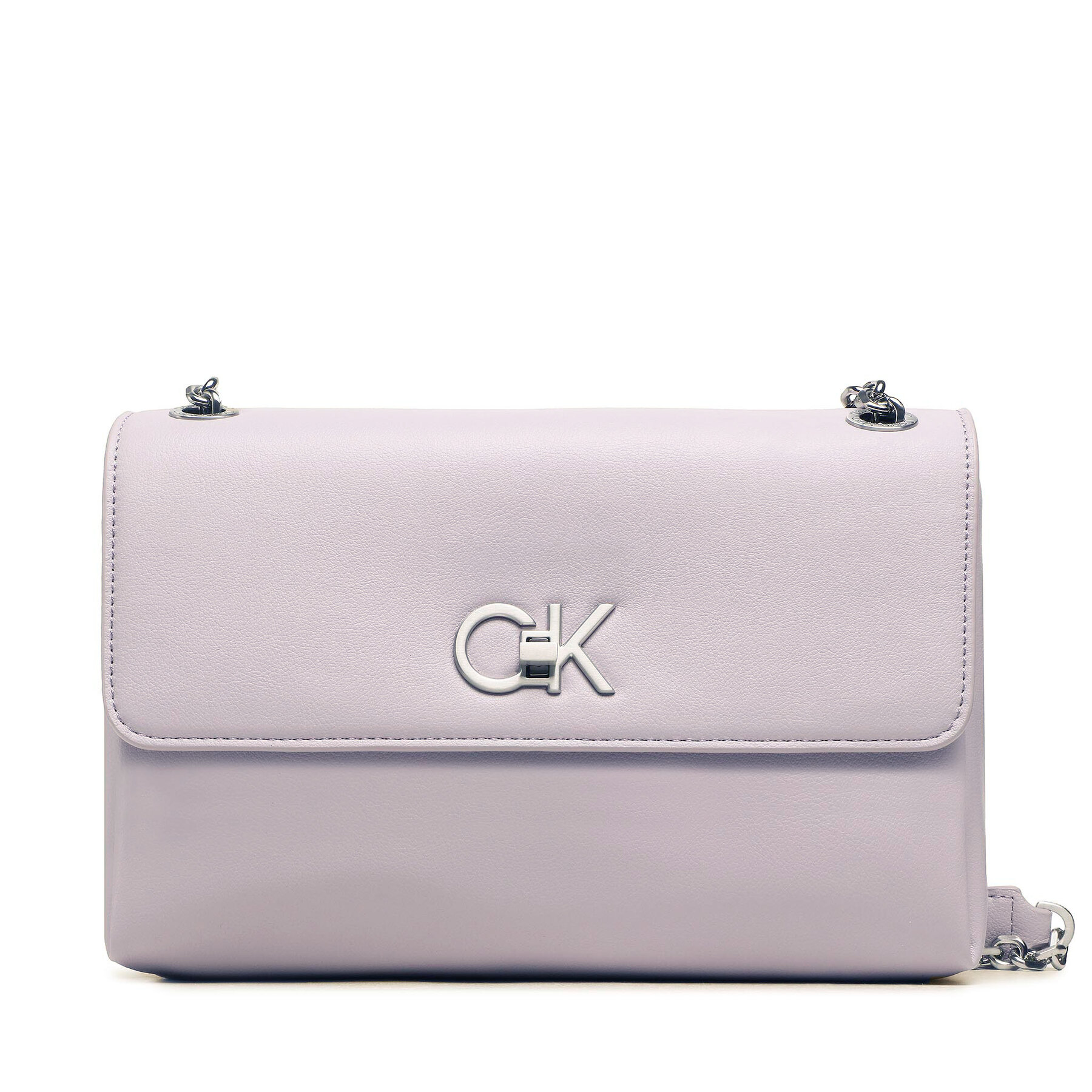 Handtasche Calvin Klein Re-Lock Ew Conv Crossboody K60K610749 Violett von Calvin Klein