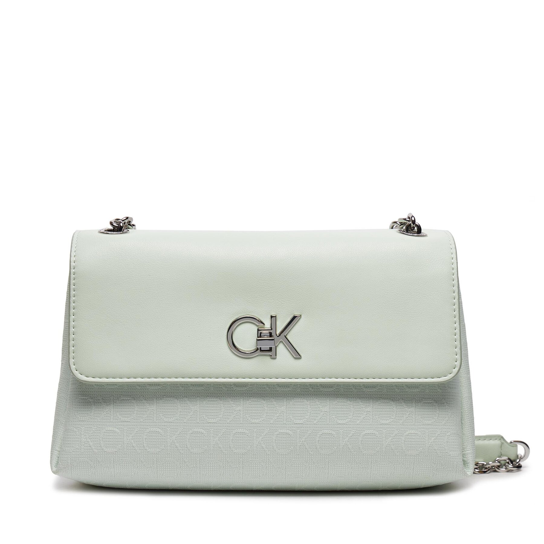 Handtasche Calvin Klein Re-Lock K60K611755 Grün von Calvin Klein