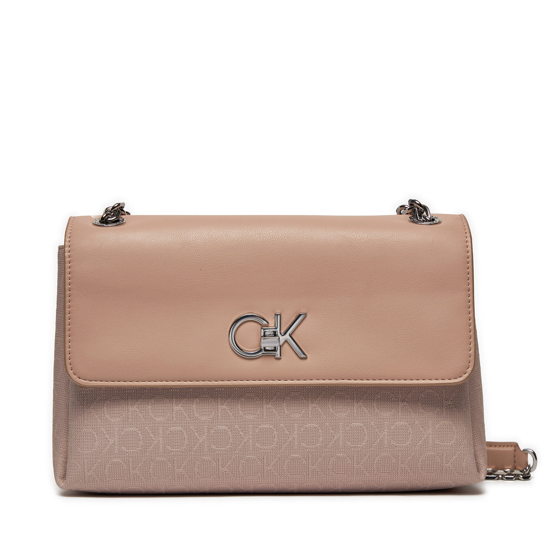 Handtasche Calvin Klein Re-Lock K60K611755 Grau von Calvin Klein