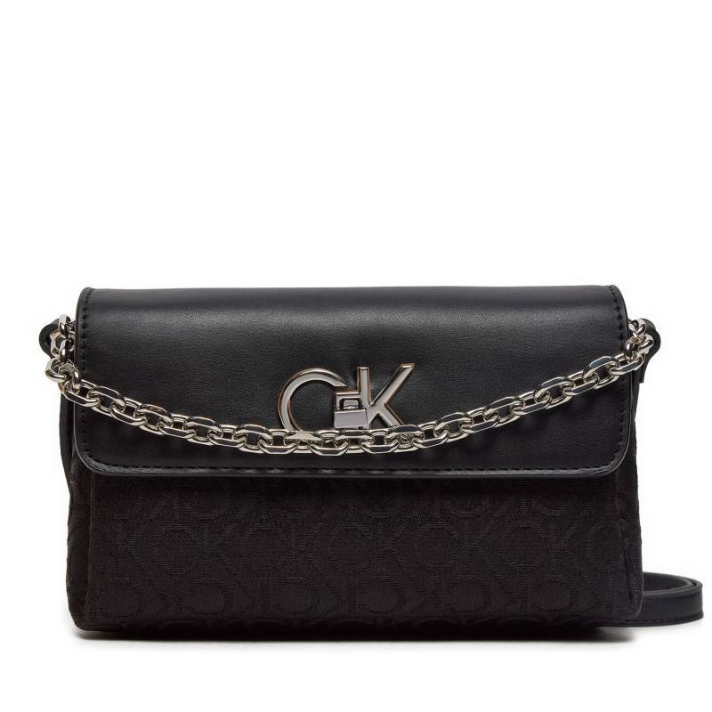 Handtasche Calvin Klein Re-Lock Mini K60K612642 Schwarz von Calvin Klein