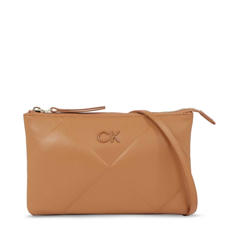 Handtasche Calvin Klein Re-Lock Quilt Crossbody K60K611042 Braun von Calvin Klein