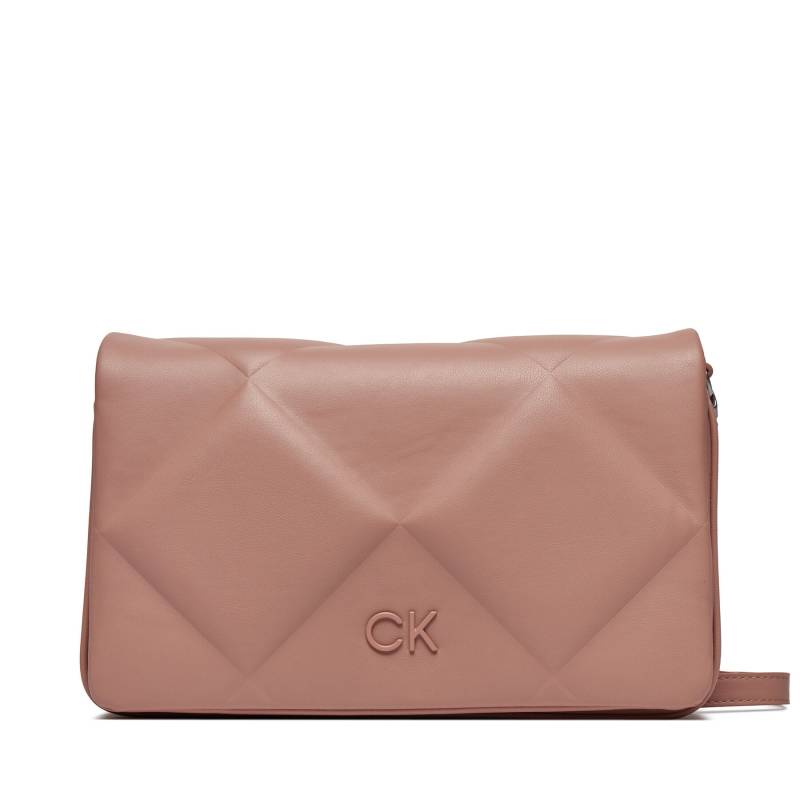 Handtasche Calvin Klein Re-Lock Quilt Shoulder Bag K60K611021 Rosa von Calvin Klein