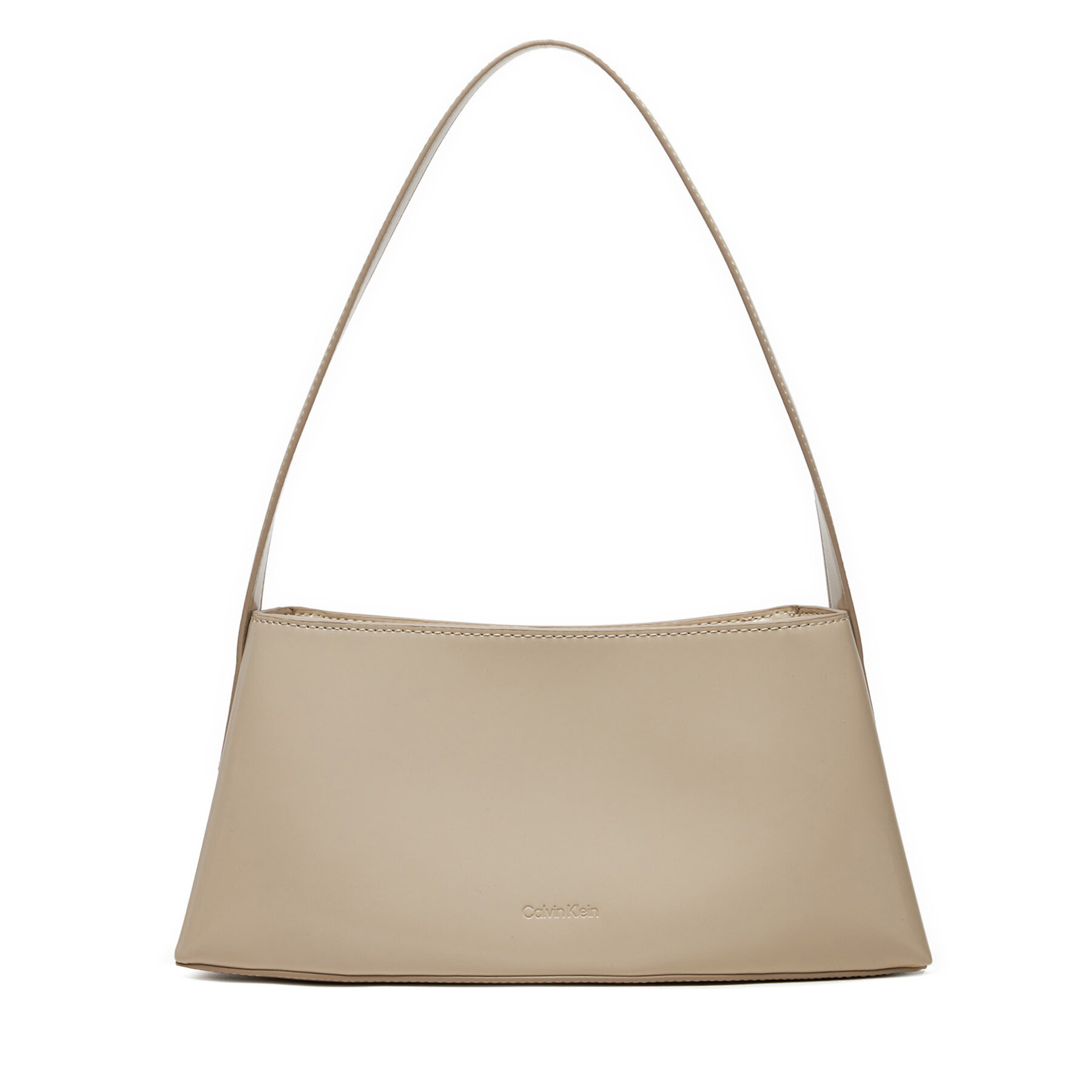 Handtasche Calvin Klein Refined Sculpt K60K612574 Beige von Calvin Klein