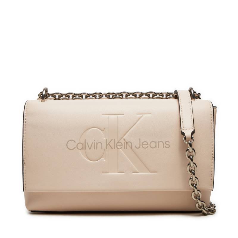 Handtasche Calvin Klein Sculpted K60K612221 Écru von Calvin Klein