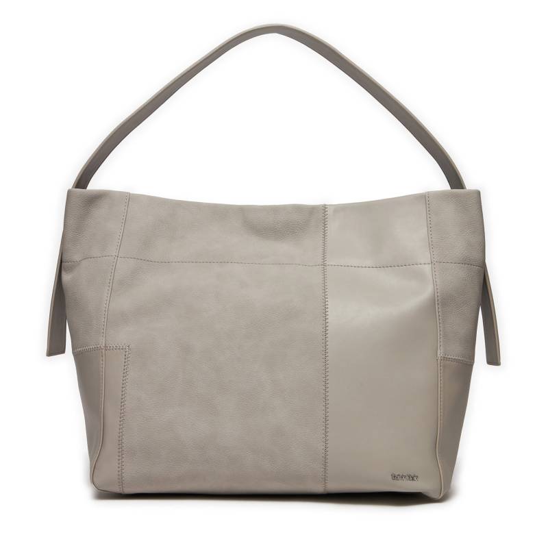 Handtasche Calvin Klein Texture Block Large Shopper K60K611670 Beige von Calvin Klein