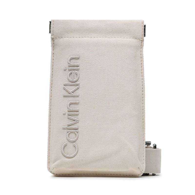 Handytasche Calvin Klein Ck Summer Phone Crossbody K60K610460 Beige von Calvin Klein