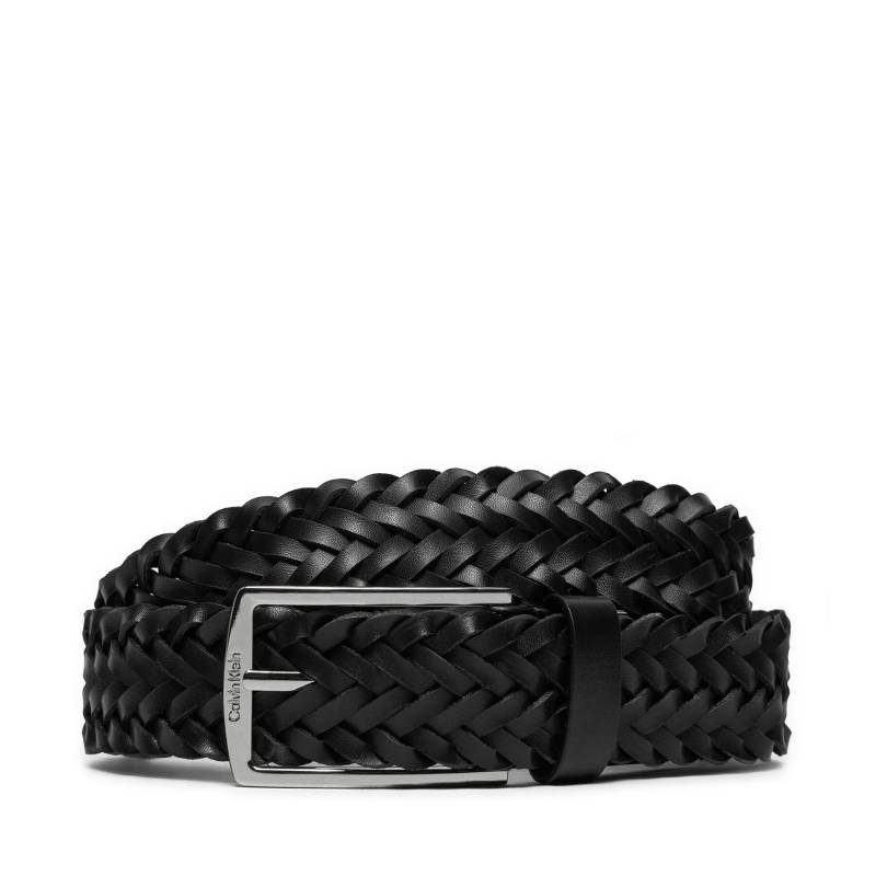 Herrengürtel Calvin Klein Ck Casual Elongated Braided 35mm K50K512655 Schwarz von Calvin Klein