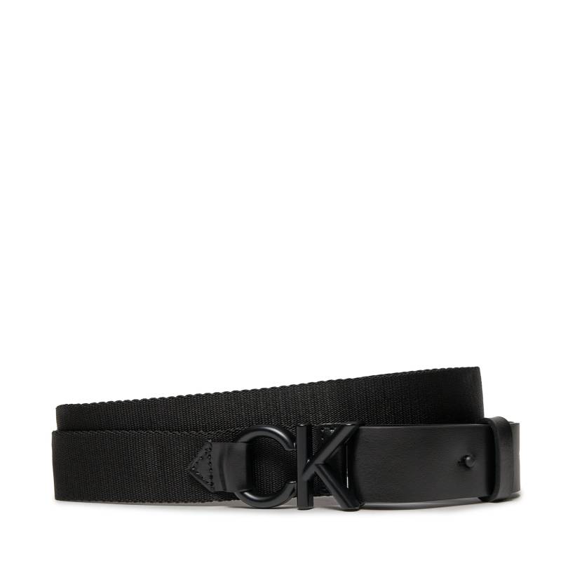 Herrengürtel Calvin Klein Ck Metal Minimal Webbing 30Mm K50K511566 Schwarz von Calvin Klein