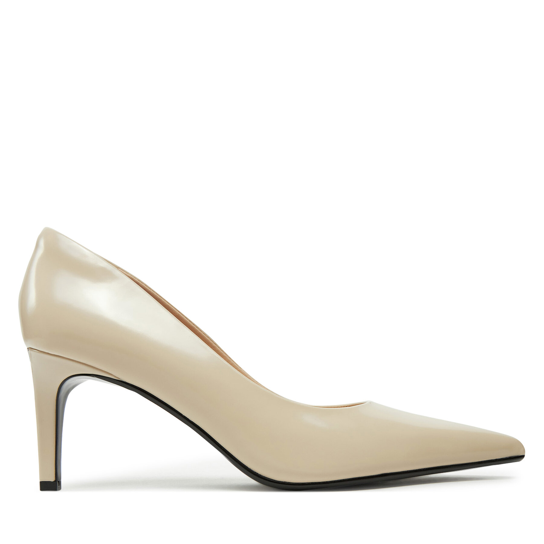 High Heels Calvin Klein Heel Pump 70 - Brush L HW0HW02446 Beige von Calvin Klein