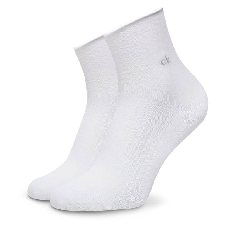 Hohe Damensocken Calvin Klein 701229681 Weiß von Calvin Klein