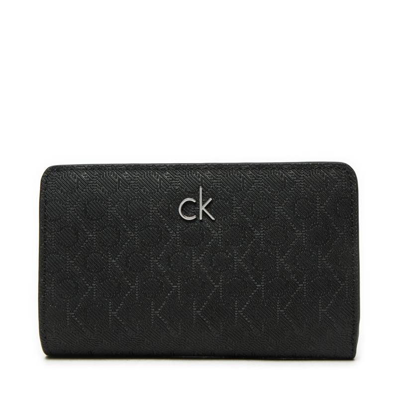 Kleine Damen Geldbörse Calvin Klein Ck Daily Medium Bifold_Mono K60K612824 Schwarz von Calvin Klein