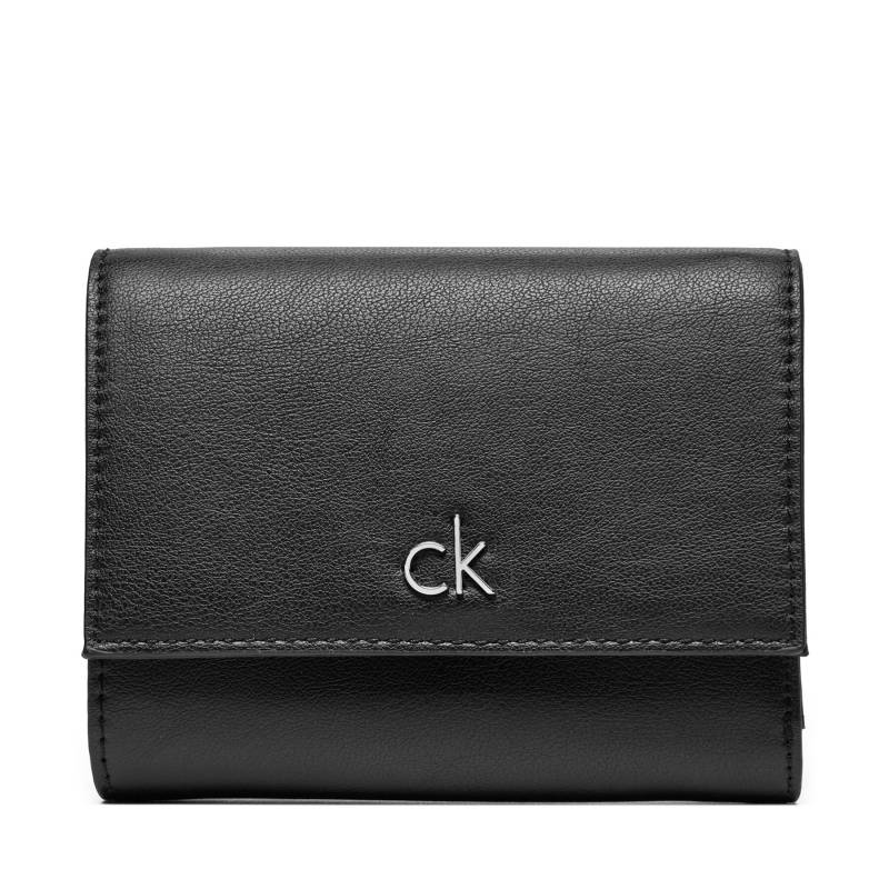 Kleine Damen Geldbörse Calvin Klein Ck Daily Medium Trifold_Pbl K60K612851 Schwarz von Calvin Klein