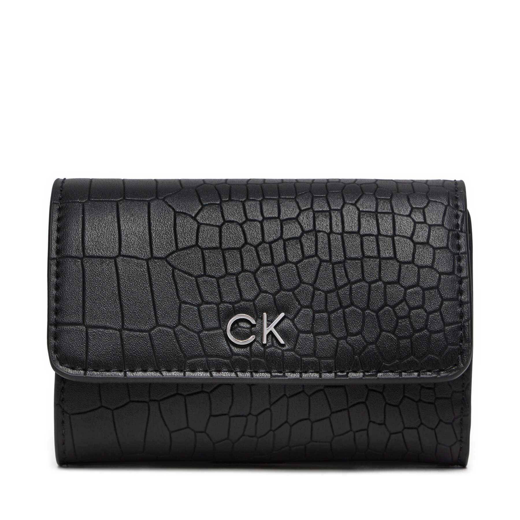 Kleine Damen Geldbörse Calvin Klein Ck Daily Small Trifold K60K612636 Schwarz von Calvin Klein