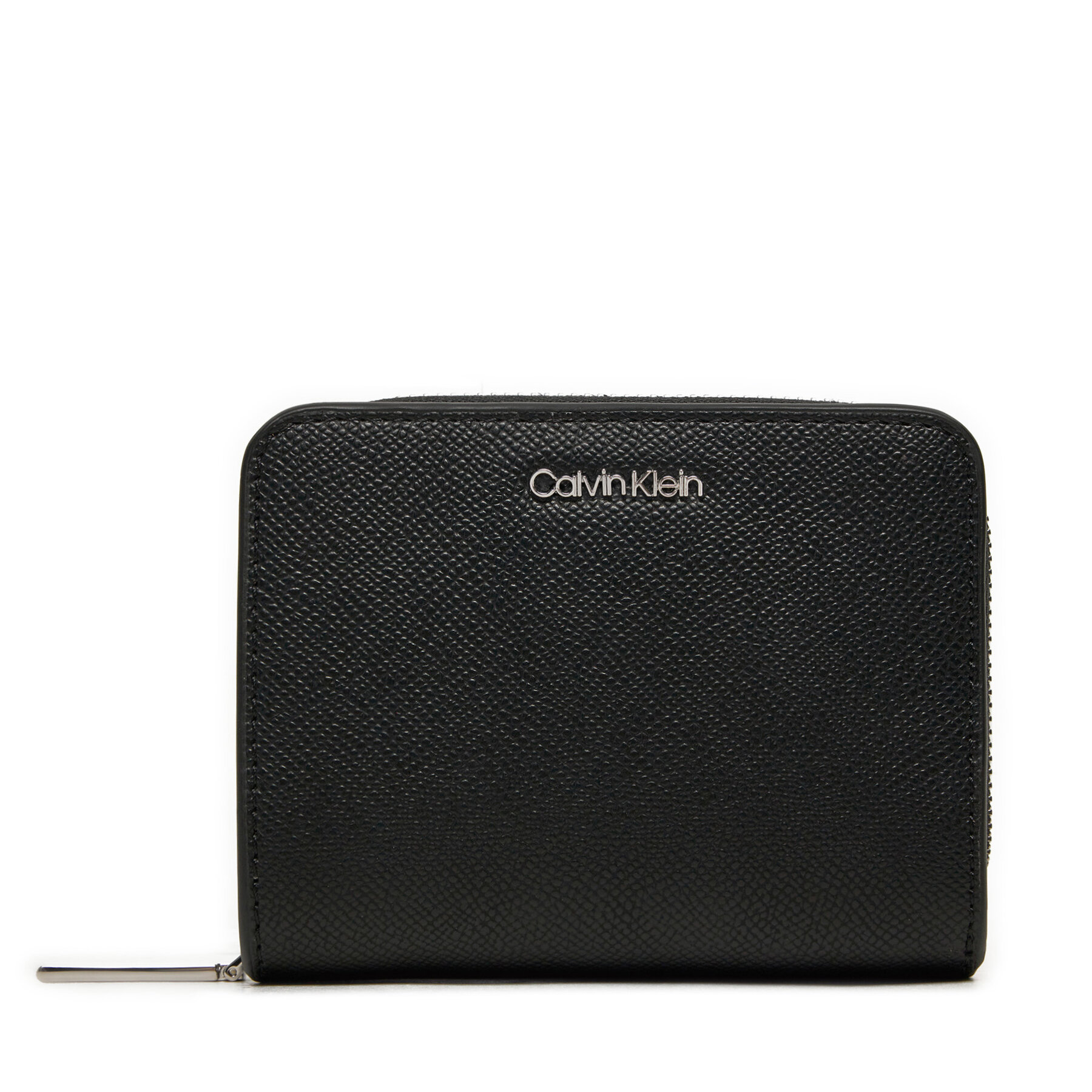 Kleine Damen Geldbörse Calvin Klein Ck Must Md Zip Around_Caviar K60K612831 Schwarz von Calvin Klein