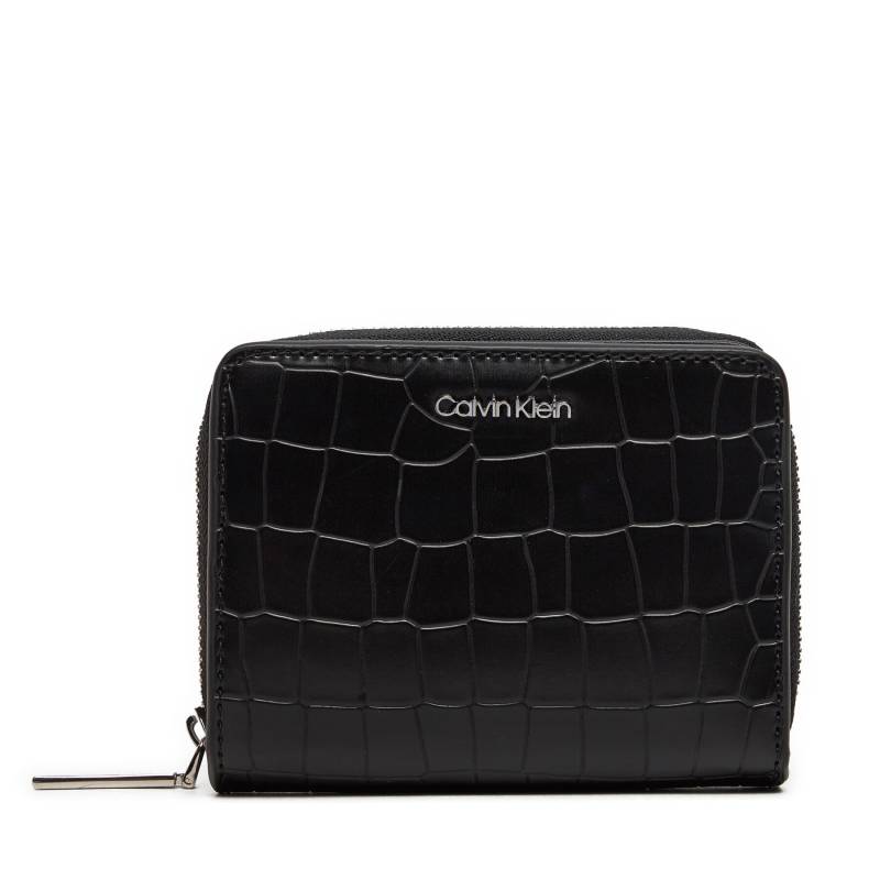 Kleine Damen Geldbörse Calvin Klein Ck Must Md Zip Around K60K612355 Schwarz von Calvin Klein