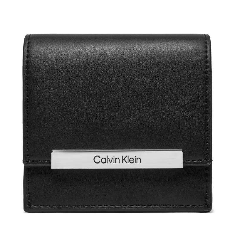 Kleine Damen Geldbörse Calvin Klein K60K612206 Schwarz von Calvin Klein