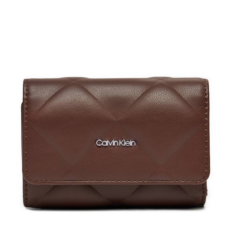 Kleine Damen Geldbörse Calvin Klein K60K612898 Braun von Calvin Klein