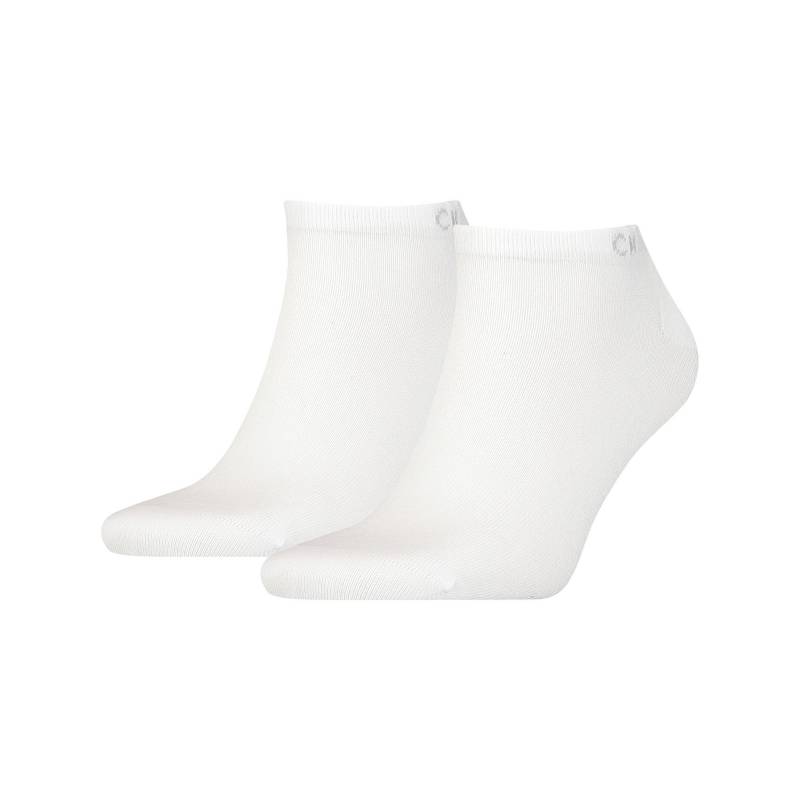 Duopack, Sneaker Socken Herren Weiss 39-42 von Calvin Klein