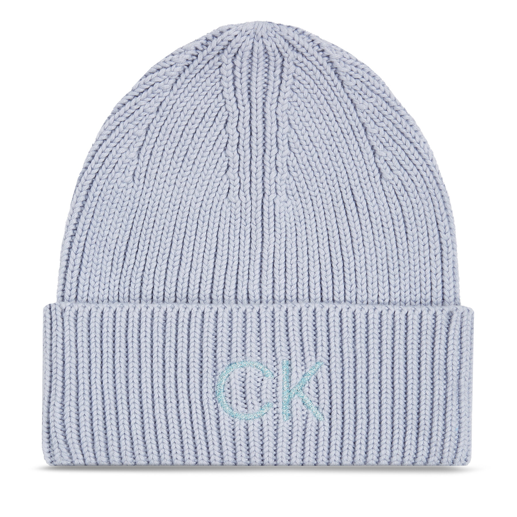 Mütze Calvin Klein Re-Lock Beanie W/Emb K60K608660 Blau von Calvin Klein