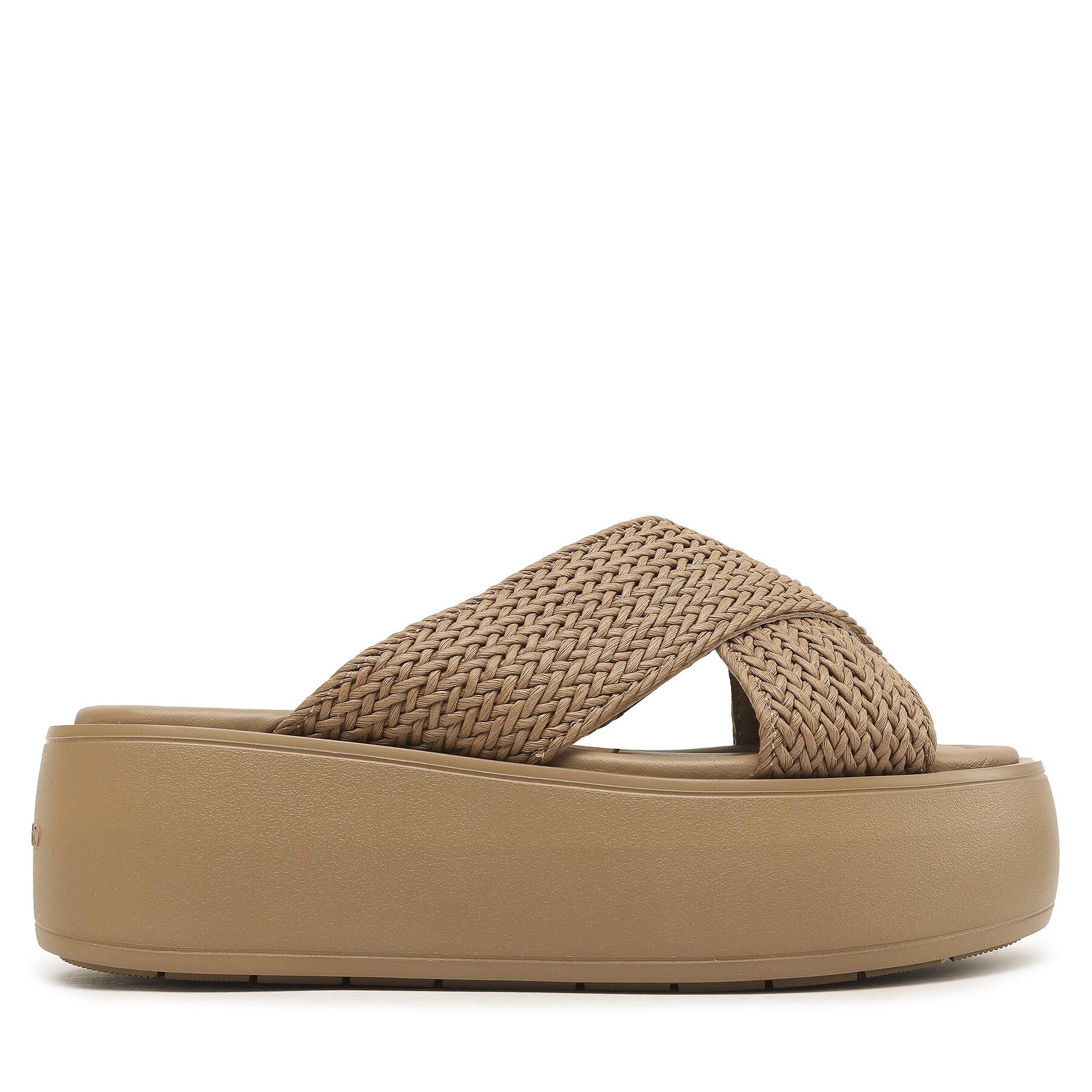 Pantoletten Calvin Klein Bubble Slide-Woven HW0HW01468 Braun von Calvin Klein