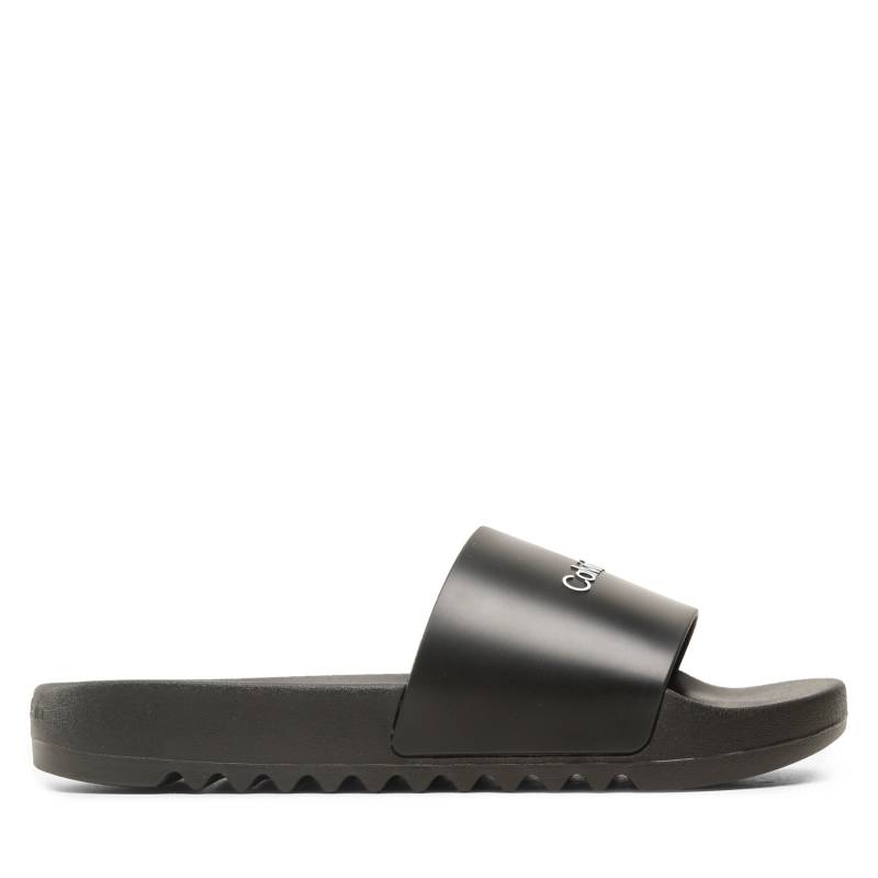 Pantoletten Calvin Klein Chuncky Pool Slide Rub HM0HM01063 Schwarz von Calvin Klein