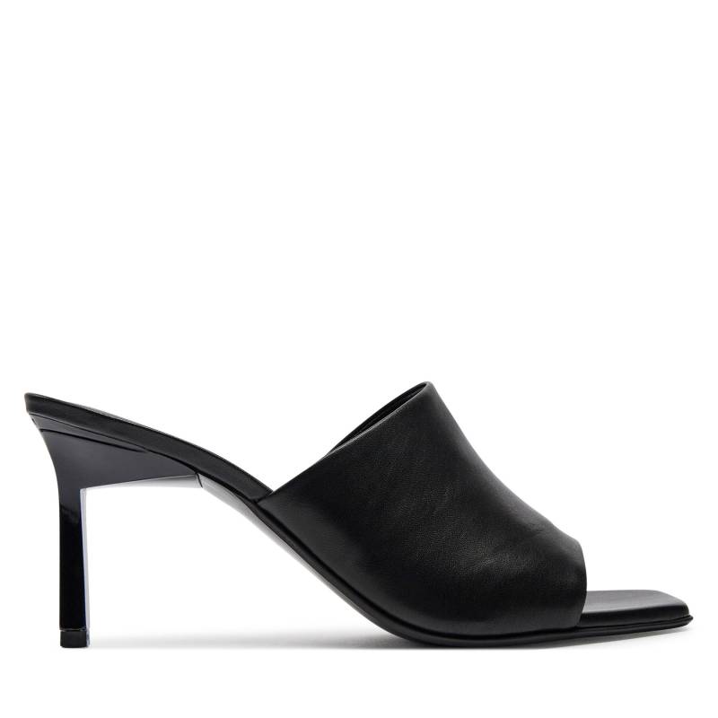 Pantoletten Calvin Klein Heel Mule 70 Lth HW0HW01948 Schwarz von Calvin Klein