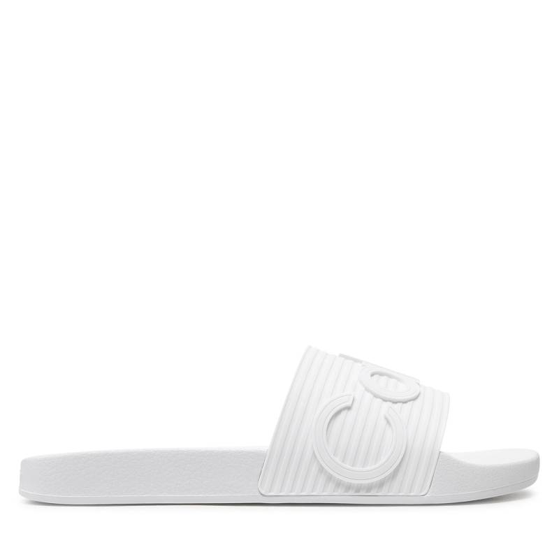 Pantoletten Calvin Klein Pool Slide HM0HM01519 Weiß von Calvin Klein