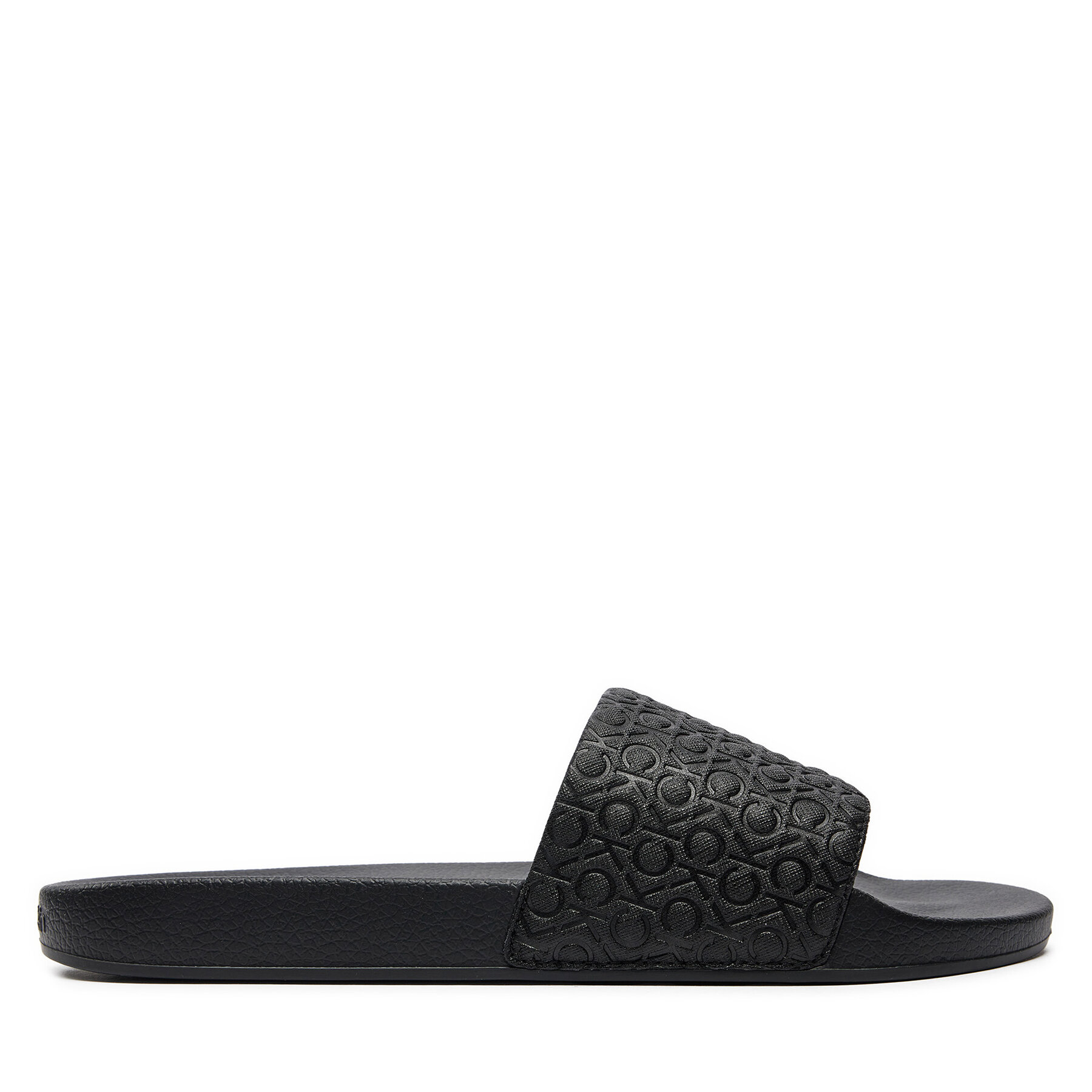 Pantoletten Calvin Klein Pool Slide Mono HM0HM01517 Schwarz von Calvin Klein