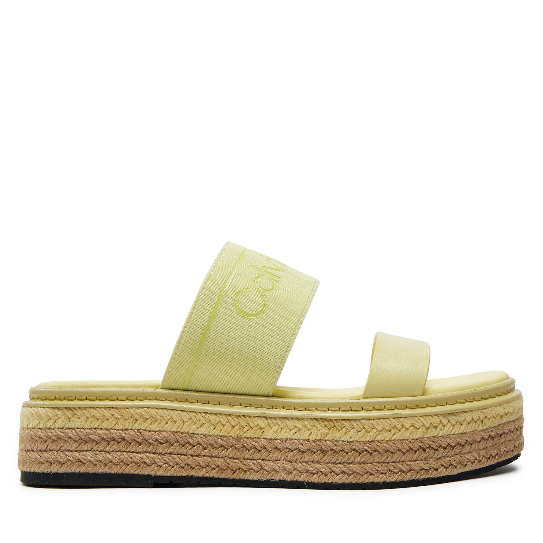 Pantoletten Calvin Klein Wedge Slide He HW0HW01966 Gelb von Calvin Klein