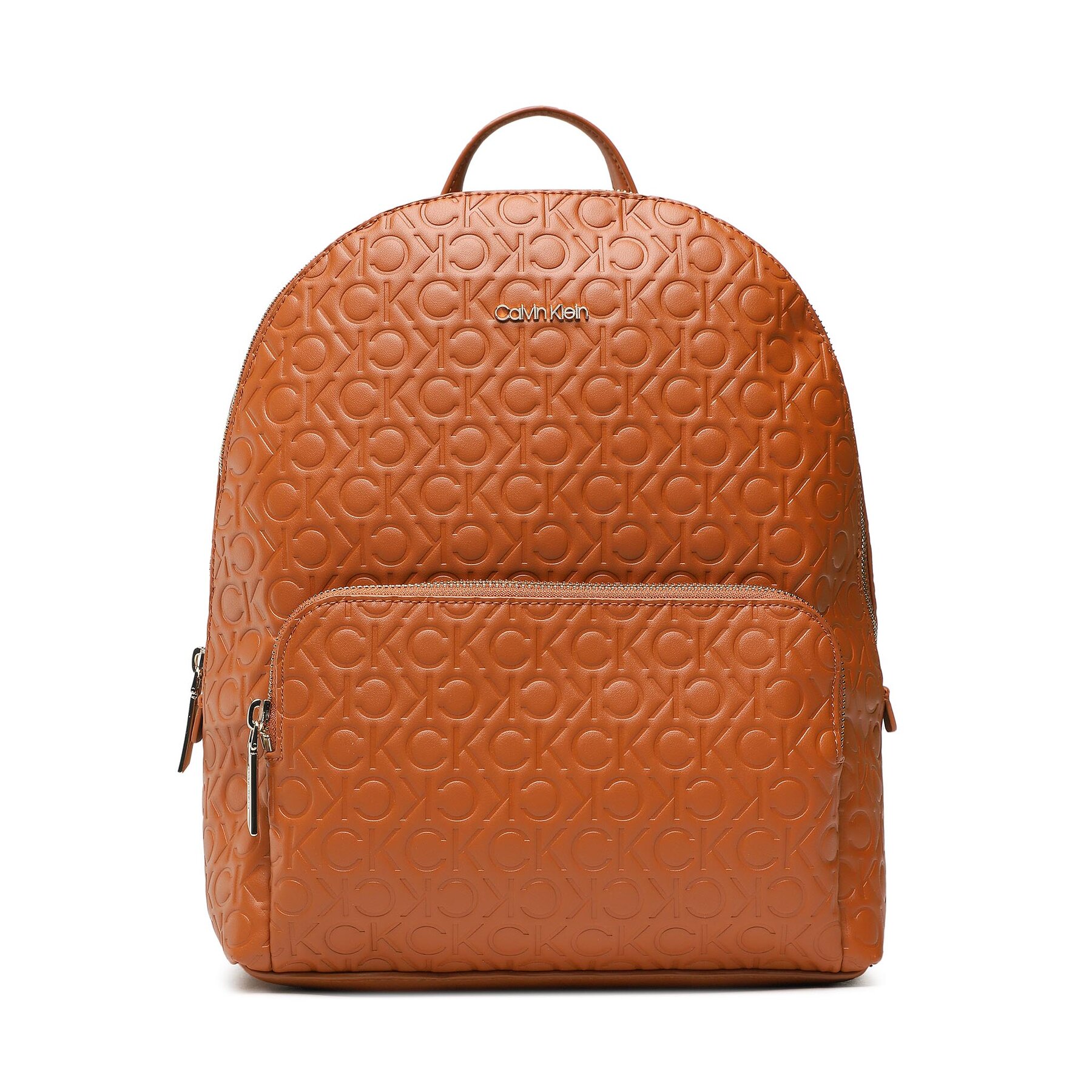 Rucksack Calvin Klein Ck Must Campus Backpack Embossed K60K610173 Braun von Calvin Klein