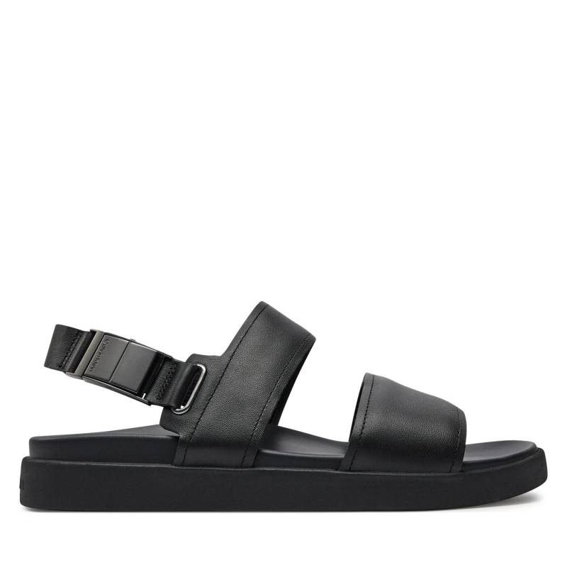 Sandalen Calvin Klein Back Strap W/ Iconic Plaque HM0HM01383 Schwarz von Calvin Klein