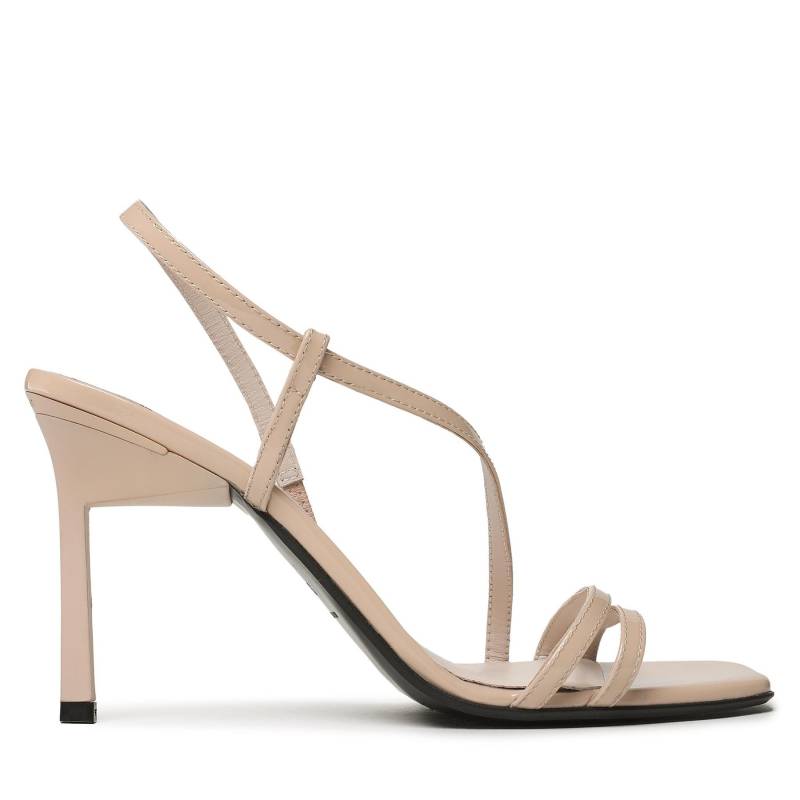 Sandalen Calvin Klein Geo Stiletto Asy Sandal HW0HW01609 Beige von Calvin Klein