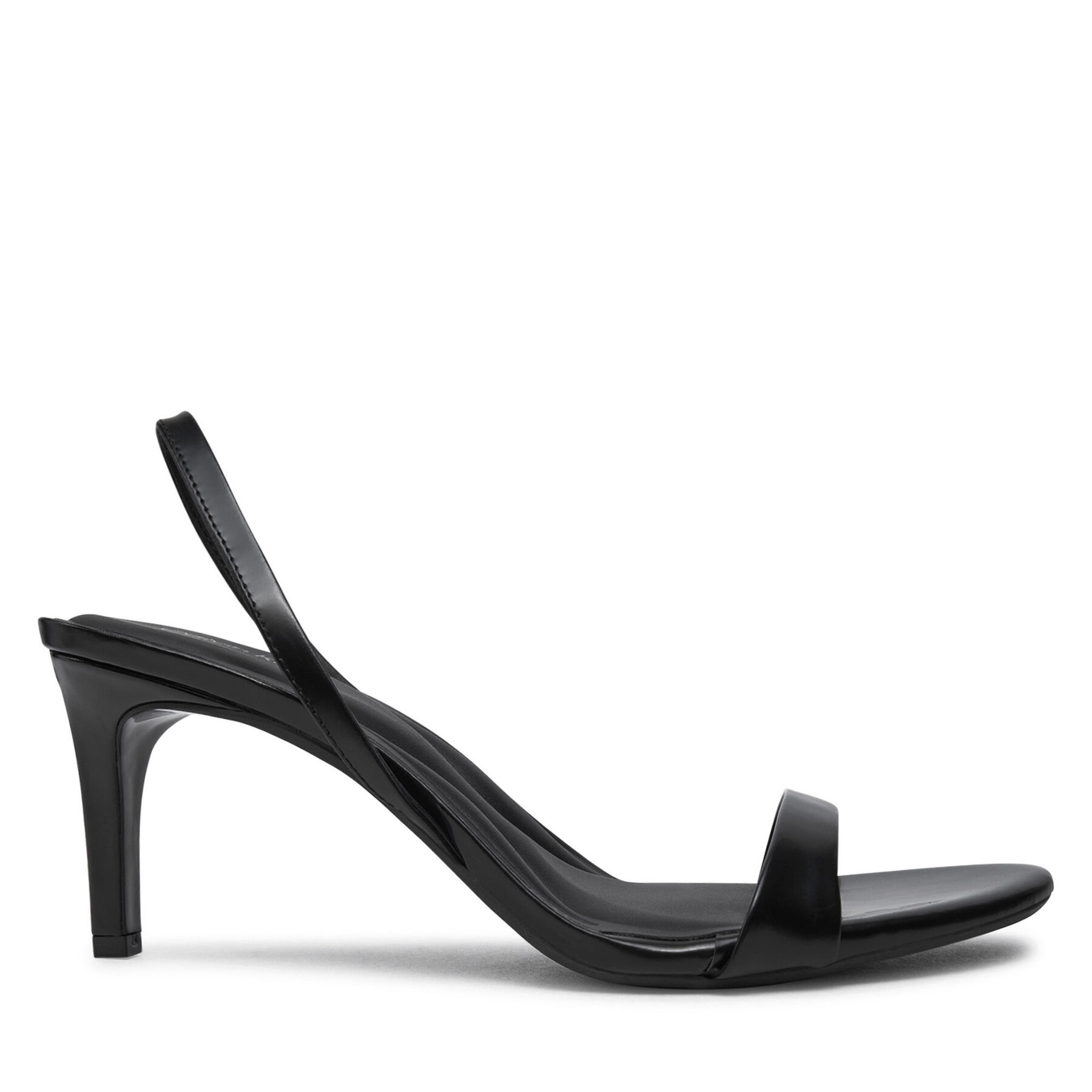 Sandalen Calvin Klein Heel D'Orsay Sandal 70 - Brush L HW0HW02265 Schwarz von Calvin Klein