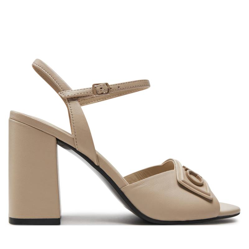 Sandalen Calvin Klein Heel Sandal 85 Relock Lth HW0HW01937 Écru von Calvin Klein