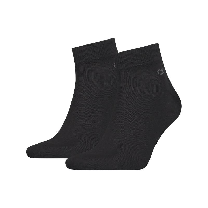 Duopack, Sneaker Socken Herren Black 43-46 von Calvin Klein