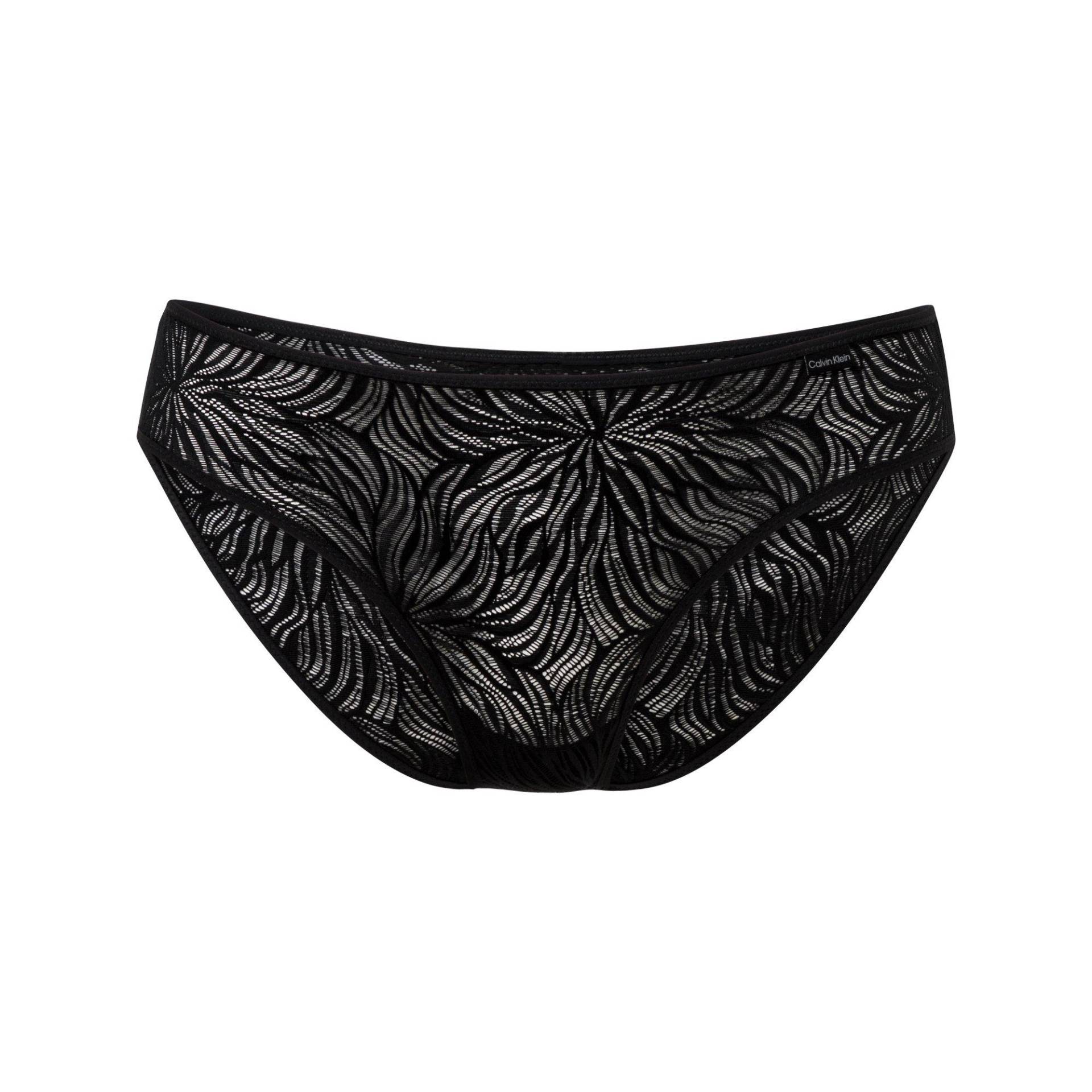 Slip Mit Spitze Damen Black M von Calvin Klein