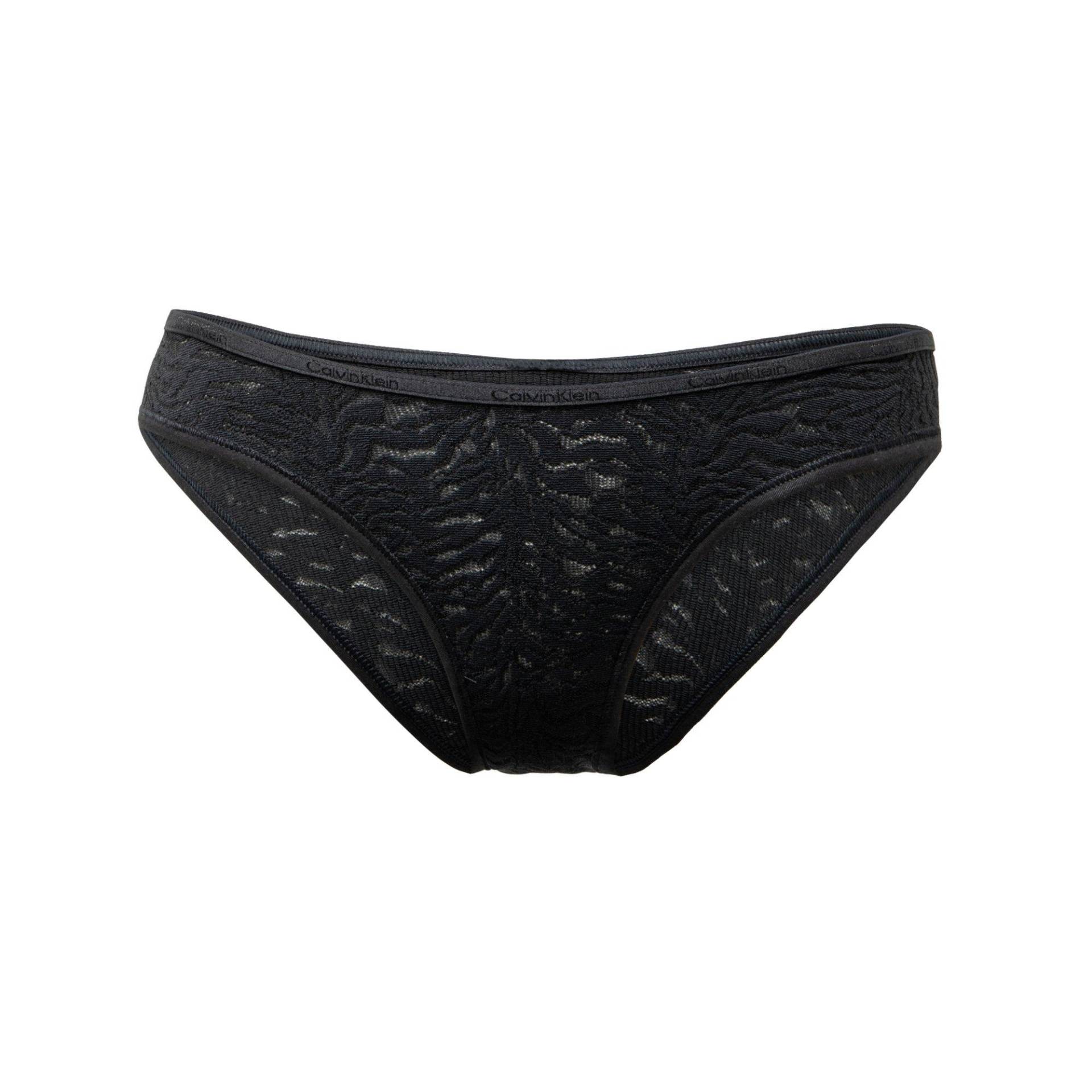 Slip Mit Spitze Damen Black S von Calvin Klein