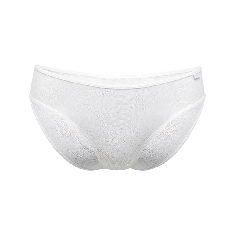 Calvin Klein - Slip mit Spitze, für Damen, Weiss, Größe M von Calvin Klein