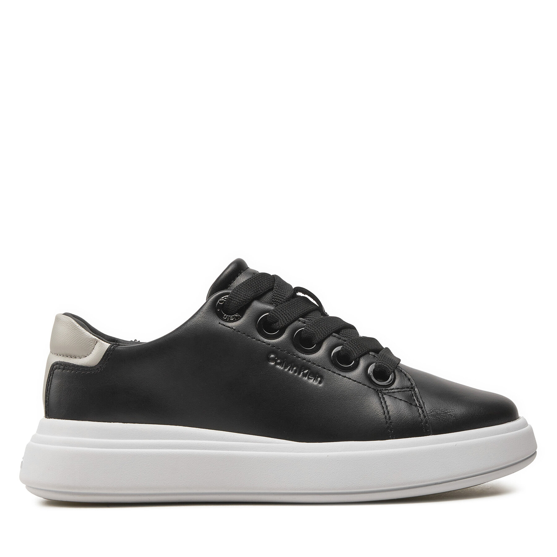 Sneakers Calvin Klein Cupsole Lace Up Lth HW0HW02085 Schwarz von Calvin Klein