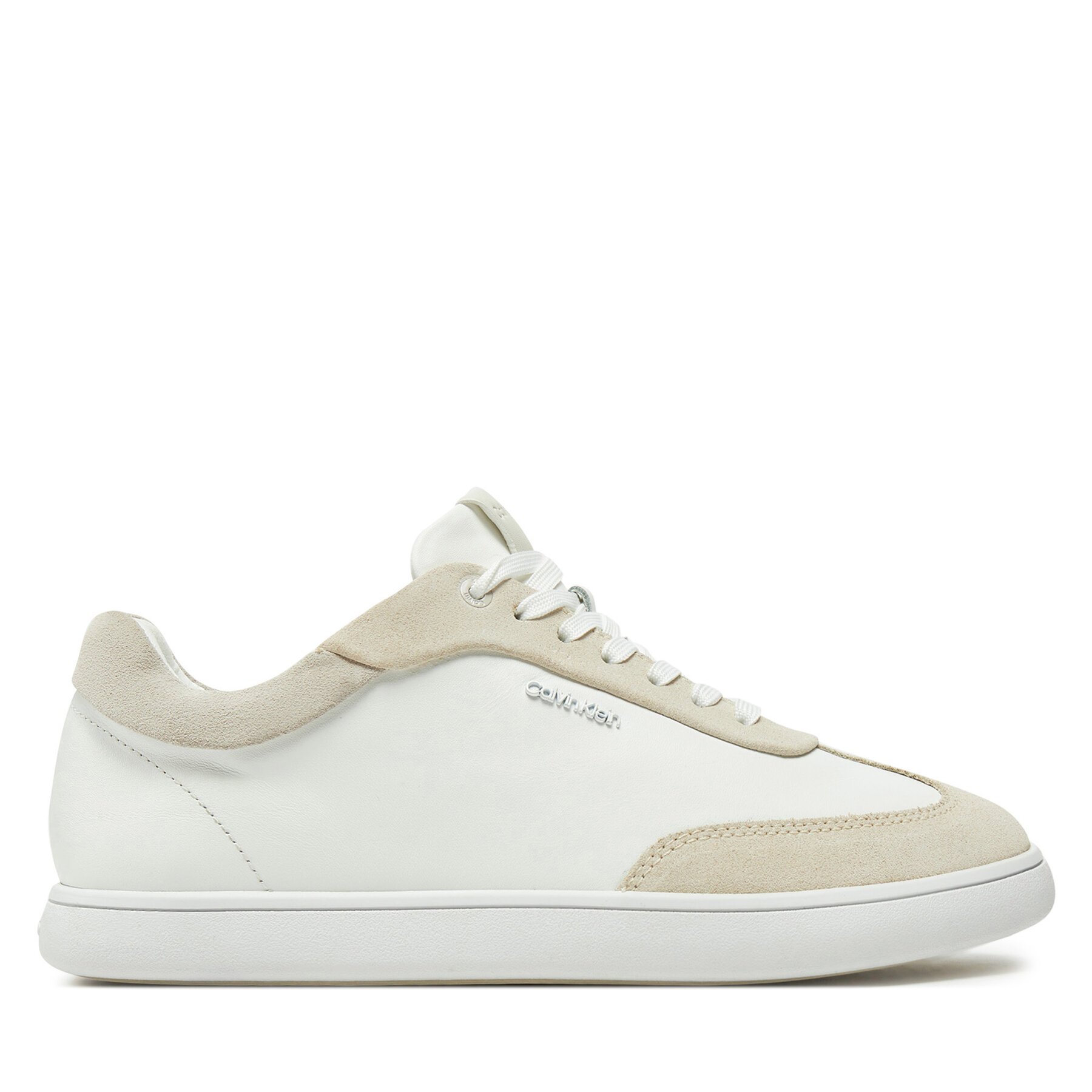 Sneakers Calvin Klein Cupsole Lace Up - Lth Sue Mix HW0HW02435 Beige von Calvin Klein