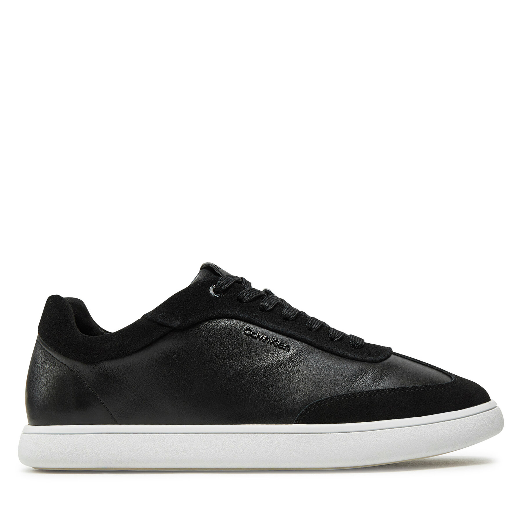 Sneakers Calvin Klein Cupsole Lace Up - Lth Sue Mix HW0HW02435 Schwarz von Calvin Klein