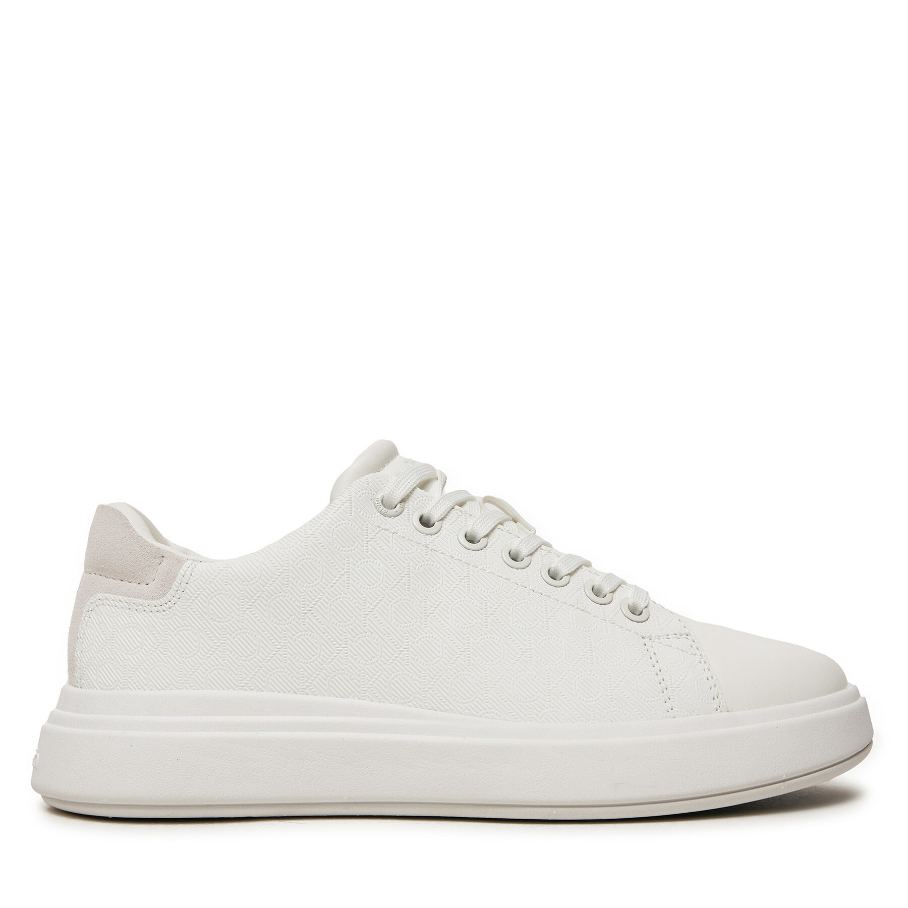 Sneakers Calvin Klein Cupsole Lace Up Mono HW0HW02445 Weiß von Calvin Klein