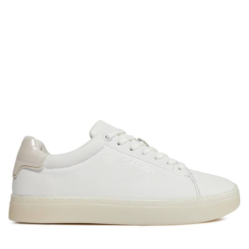 Sneakers Calvin Klein Cupsole Lace Up Pearl HW0HW01897 Weiß von Calvin Klein