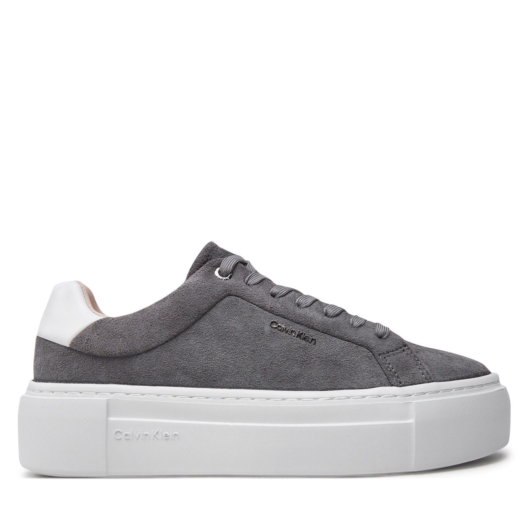 Sneakers Calvin Klein Flatform Cup Lace Up W/Ml HW0HW02282 Grau von Calvin Klein