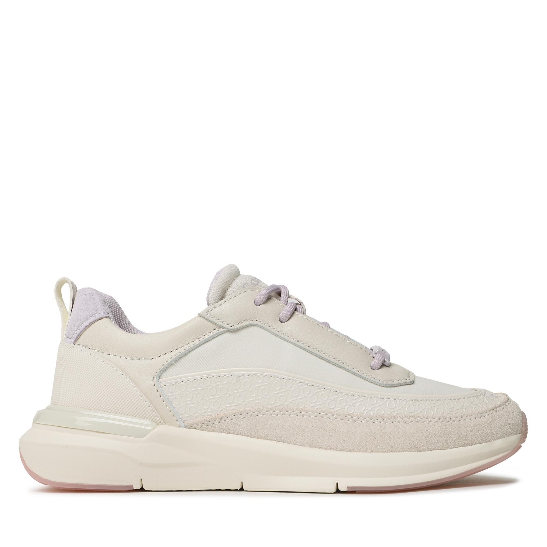 Sneakers Calvin Klein Flexi Runner Lace Up-Nano Mn Mix HW0HW01581 Écru von Calvin Klein