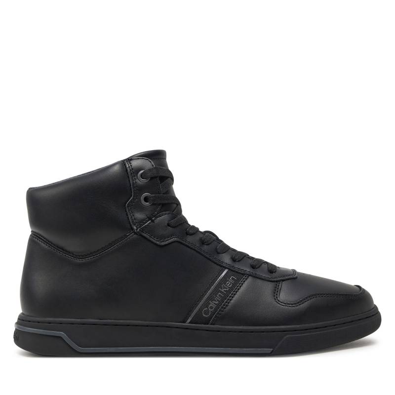 Sneakers Calvin Klein High Top Lace Up Logo HM0HM01492 Schwarz von Calvin Klein