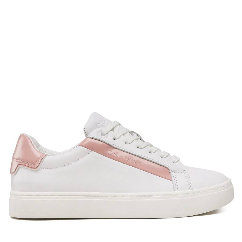 Sneakers Calvin Klein Logo Cupsole Lace Up HW0HW01353 Weiß von Calvin Klein