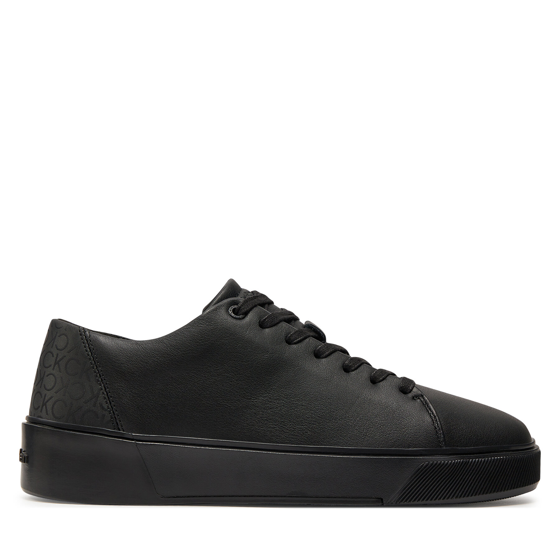 Sneakers Calvin Klein Low Lace Up Lth Mono HM0HM01236 Schwarz von Calvin Klein